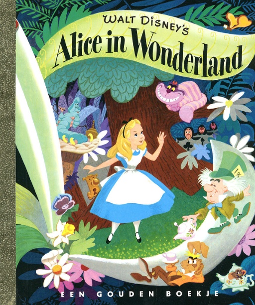 Tweedehands boek 'Gouden Boekjes - Alice in Wonderland'
